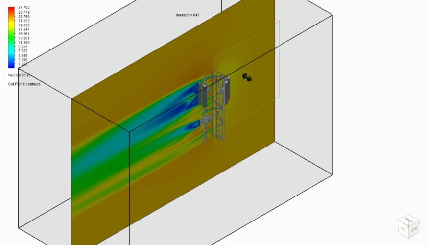 Analizy CFD przeprowadzamy w programie Solid Edge z dodatkiem do analiz przepływów FloEFD
